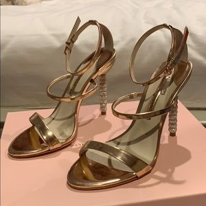 Sophia Webster ROSE GOLD w/ box and dust bag